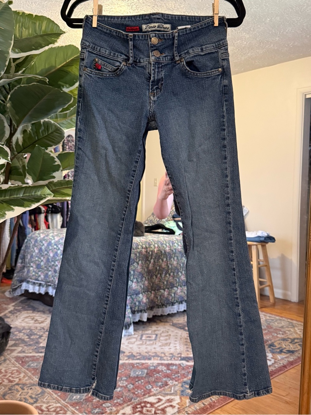 Paris Blues Y2K medium wash flair jeans